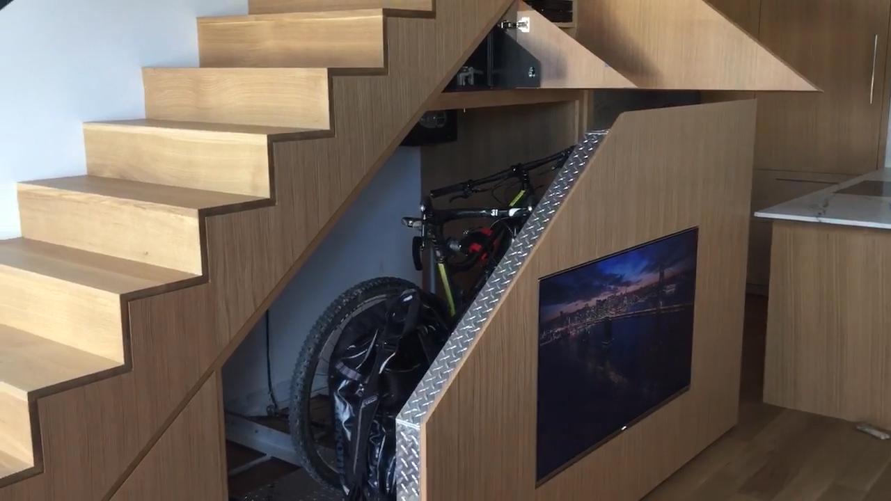 Under stairs bike storage new arrivals